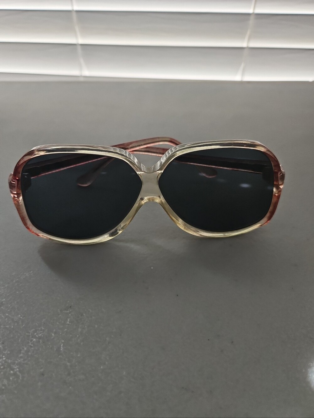 Vintage Jacques Louis Frame France Sunglasses Atlas Showgirl 58-18 Pink Gradient